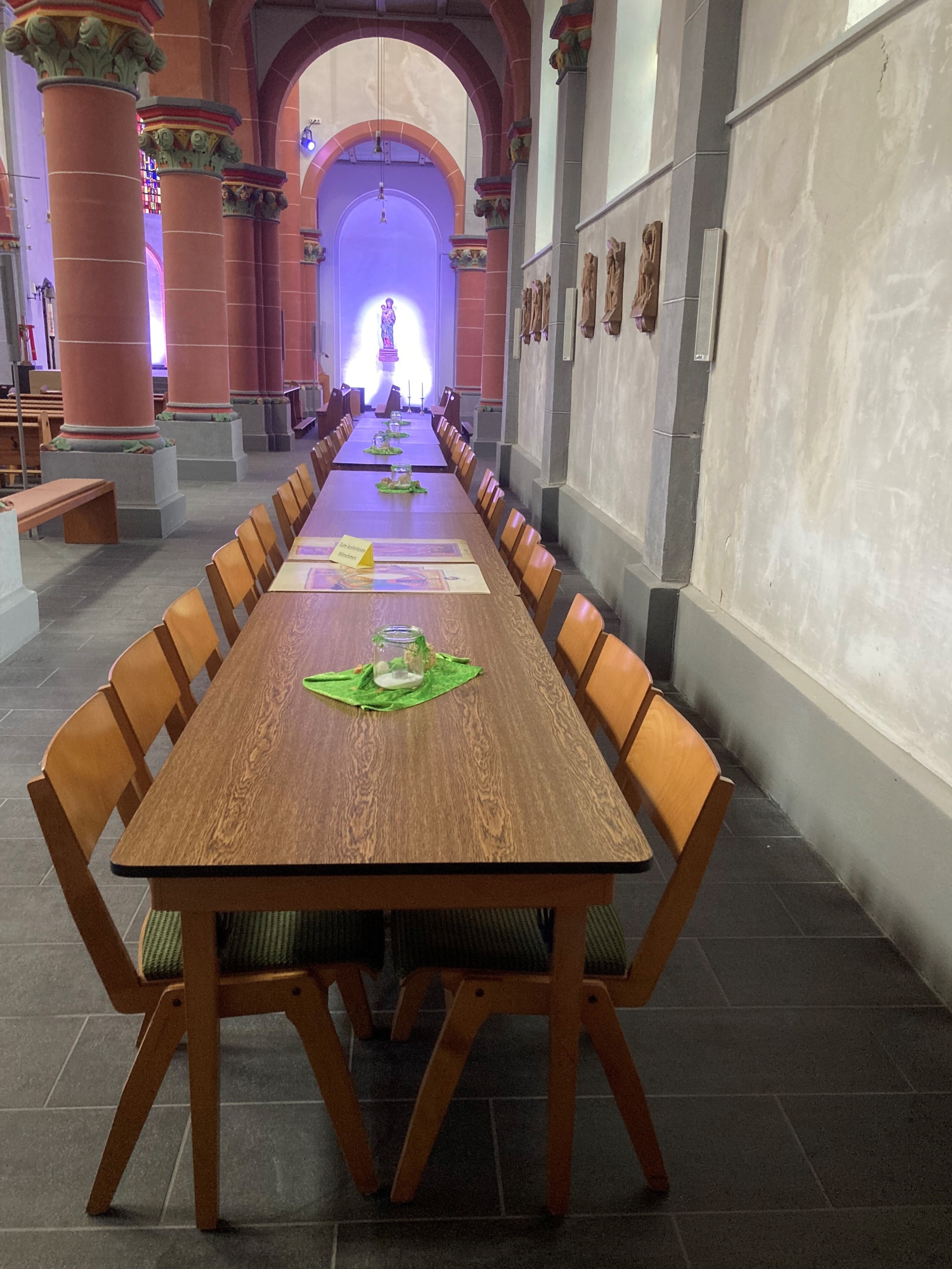 Kirche Bingerbrück Pilgertafel