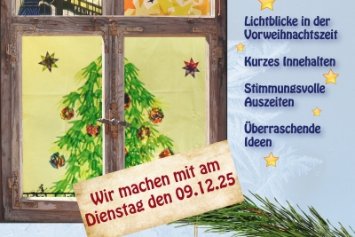 Adventsfenster Pfarrhaus