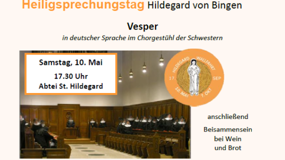 Vesper in der Abtei Eibingen