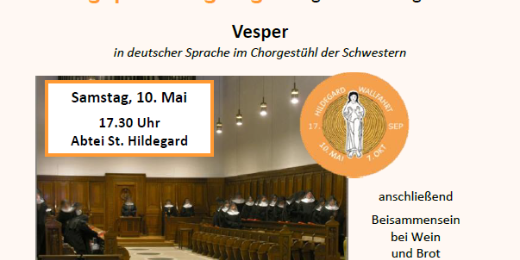Vesper in der Abtei Eibingen