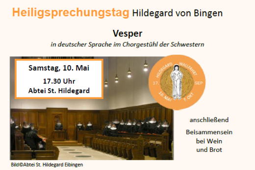 Vesper in der Abtei Eibingen